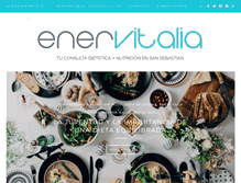 Tablet Screenshot of enervitalia.com